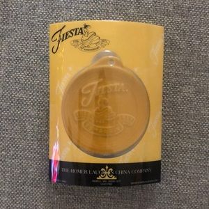 HLC Fiesta 75th Anniversary Sunflower Christmas Ornament NIB Fiestaware